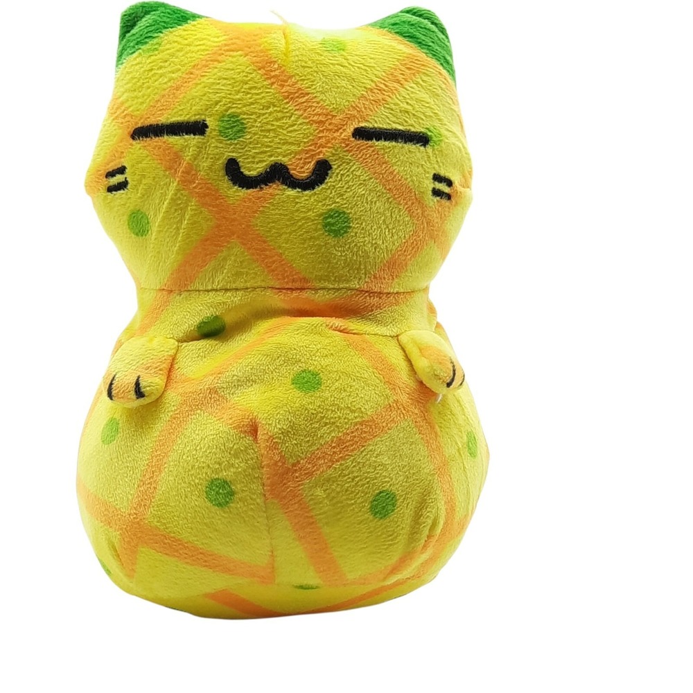 Kleptocats & Hyperbeard Pina Plush Pineapple Kitten Cat 7 inch yellow